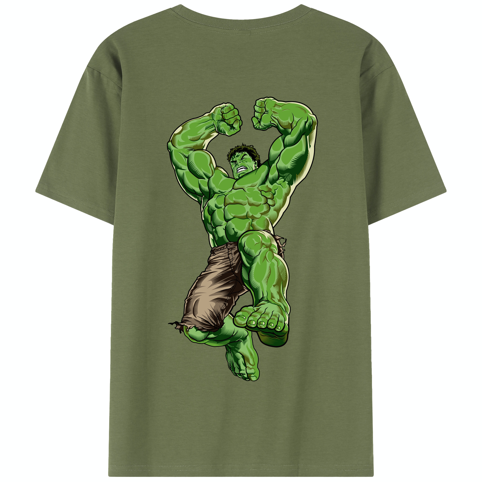 （画像用） アベンジャーズ The Avengers 綿100％半袖Tシャツ（背面プリント）